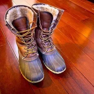 L.L. Bean | Shoes | Mens Bean Boots Shearlinglined Tumbled 